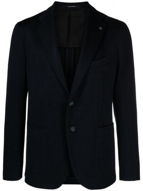 single-breasted jersey blazer by TAGLIATORE