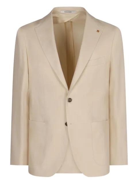 single-breasted linen blazer by TAGLIATORE