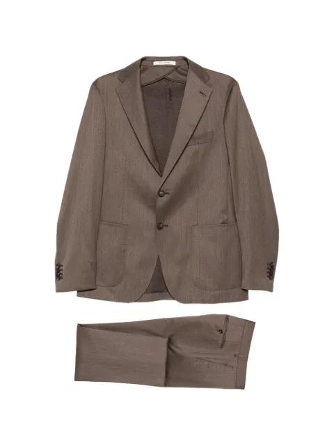 single-breasted notched-lapel suit by TAGLIATORE