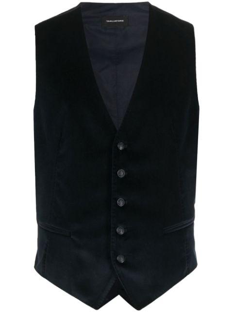 single-breasted panelled waistcoat by TAGLIATORE