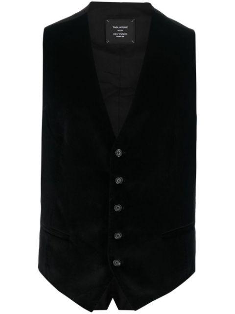 single-breasted panelled waistcoat by TAGLIATORE