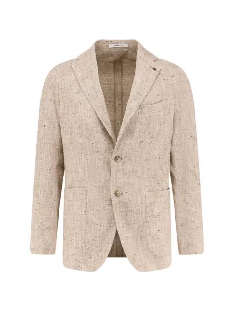 single-breasted patch pocket blazer by TAGLIATORE