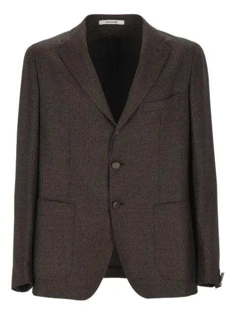 single-breasted patch-pocket blazer by TAGLIATORE