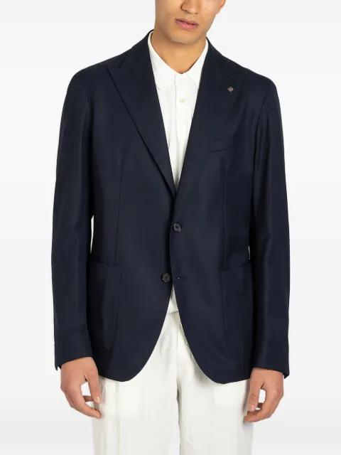 single-breasted patch-pocket blazer by TAGLIATORE