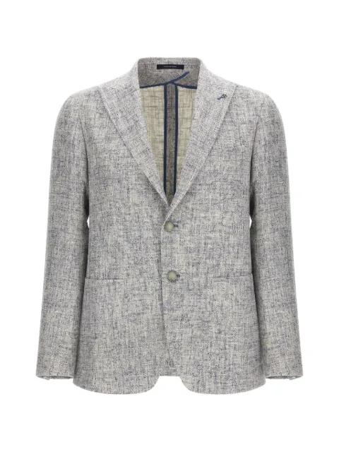 single-breasted peak-lapels blazer by TAGLIATORE