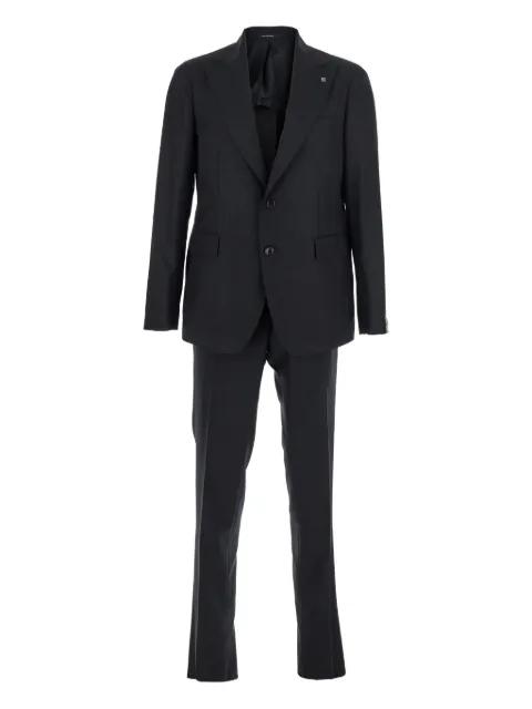 single-breasted pleated trousers suit by TAGLIATORE