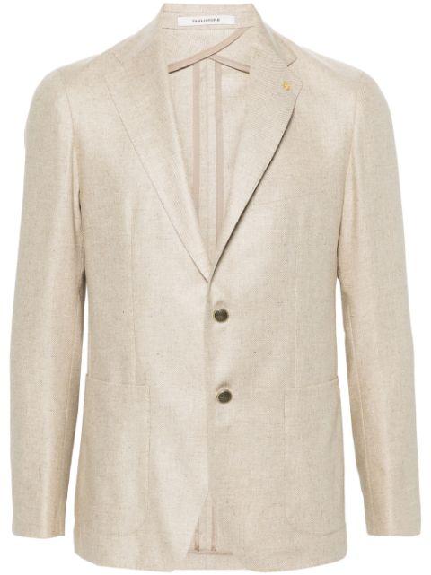 single-breasted silk blazer by TAGLIATORE