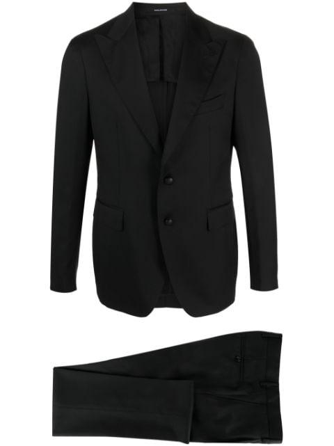 single-breasted virgin-wool suit by TAGLIATORE