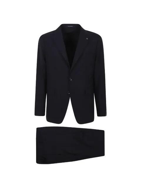 single-breasted wool-blend suit by TAGLIATORE