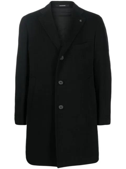 single-breasted wool coat by TAGLIATORE