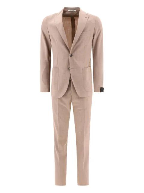 single-breasted wool suit by TAGLIATORE