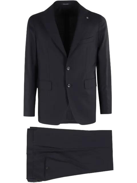 single breasted wool suit by TAGLIATORE