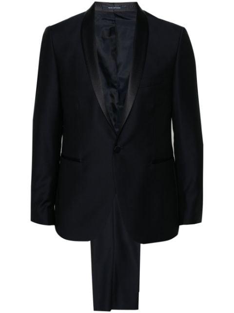 single-breasted wool suit by TAGLIATORE