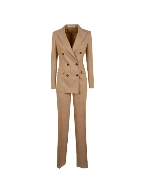 striped double-breasted suit by TAGLIATORE
