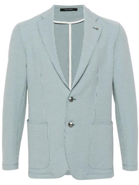 striped single-breasted blazer by TAGLIATORE