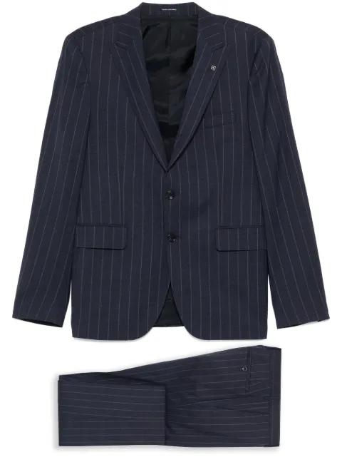 striped single-breasted suit by TAGLIATORE