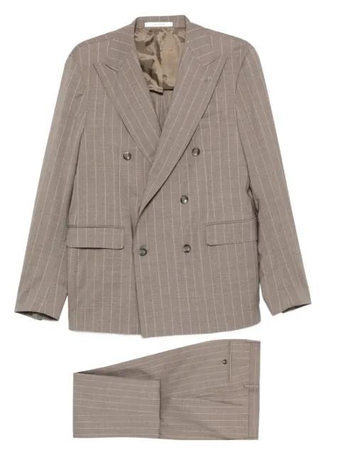 striped suit by TAGLIATORE