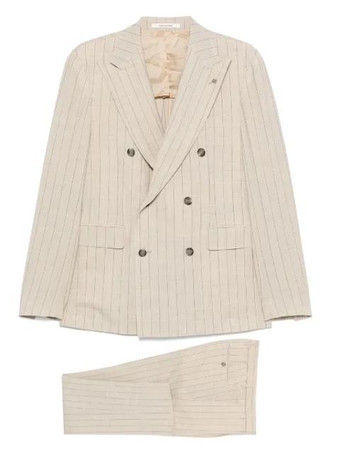 striped suit by TAGLIATORE