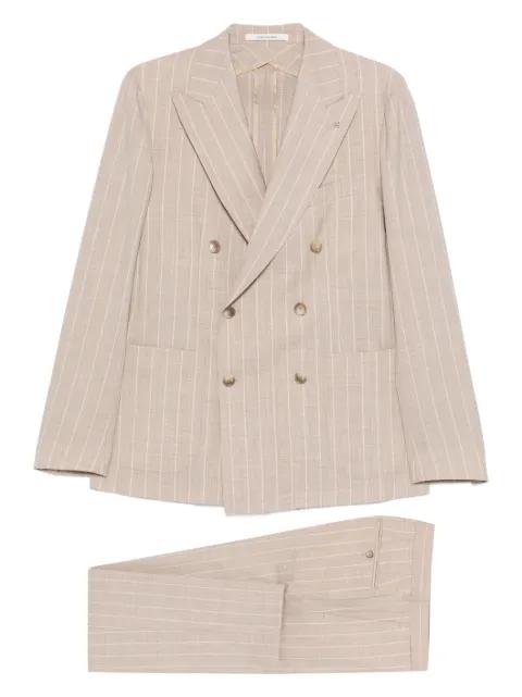 striped suit by TAGLIATORE