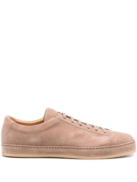 suede lace-up sneakers by TAGLIATORE