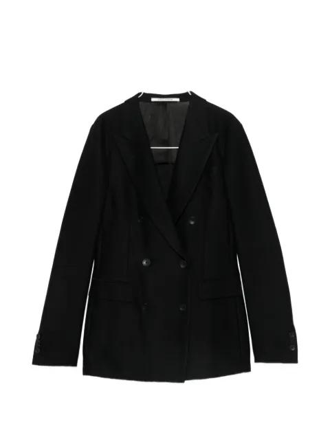 textured double-breasted blazer by TAGLIATORE