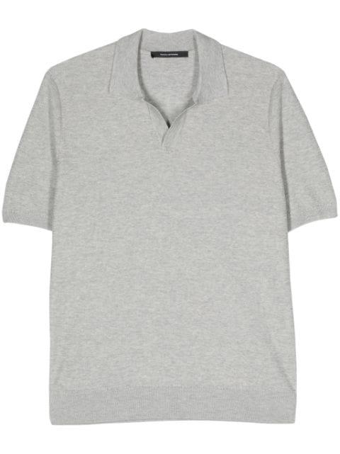 textured polo shirt by TAGLIATORE