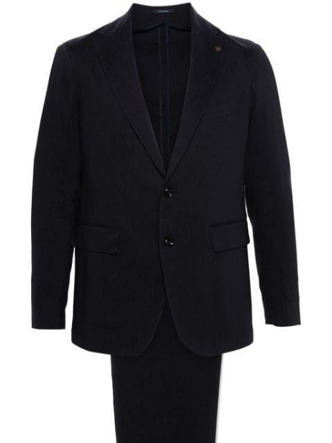 textured single-breasted suit by TAGLIATORE