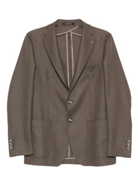 textured two-button blazer by TAGLIATORE