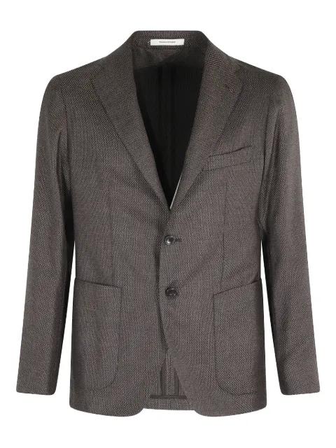 textured two-button blazer by TAGLIATORE