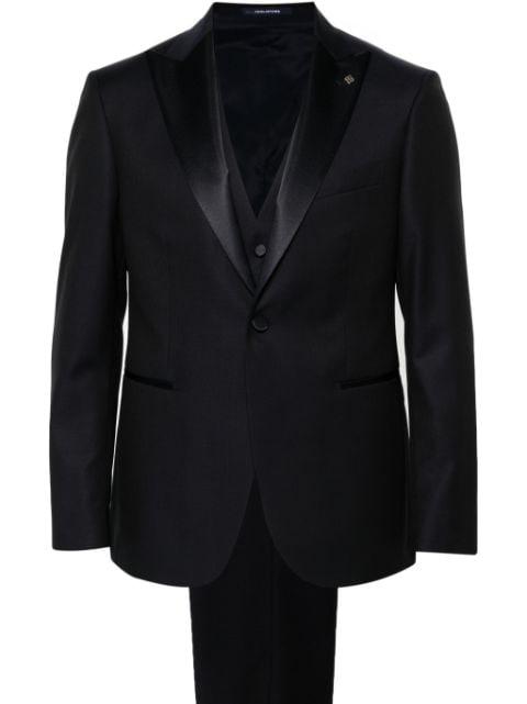 three-piece single-breasted suit by TAGLIATORE