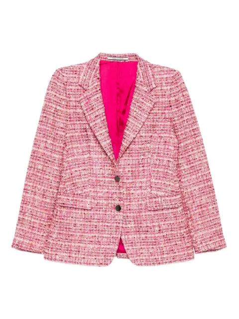 tweed two-button blazer by TAGLIATORE