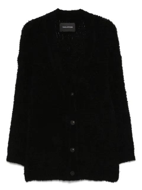 virgin wool-blend cardigan by TAGLIATORE