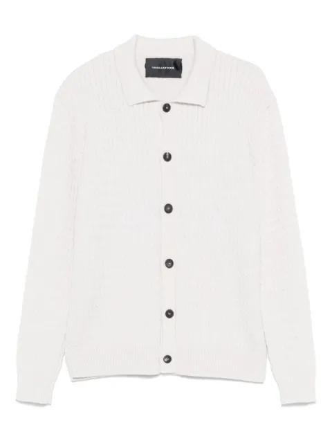 virgin wool cardigan by TAGLIATORE