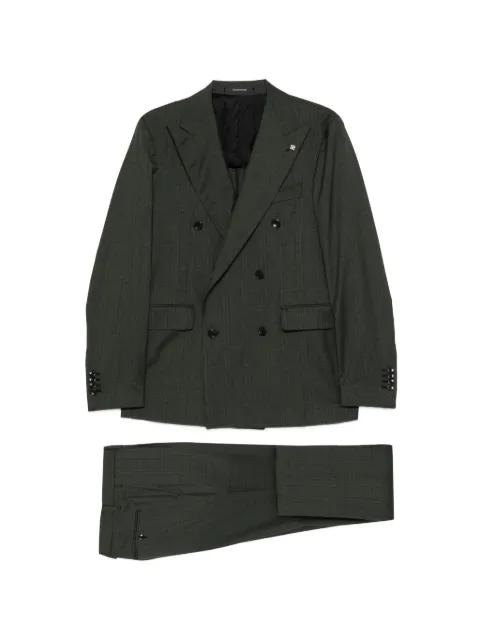 windowpane-pattern suit by TAGLIATORE