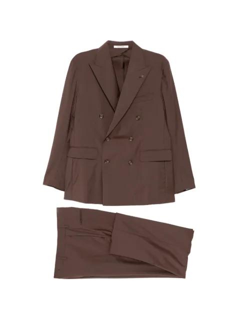 wool double-breasted suit by TAGLIATORE