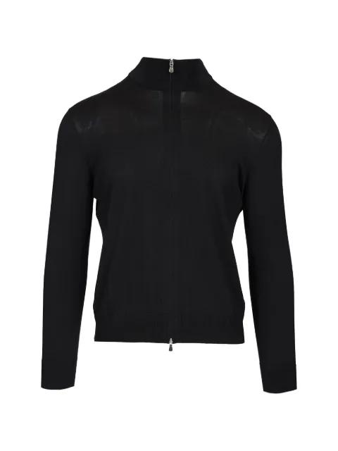 zip-fastening roll neck sweater by TAGLIATORE