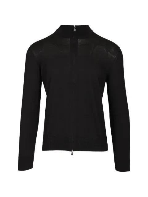 zip-up high-neck cardigan by TAGLIATORE