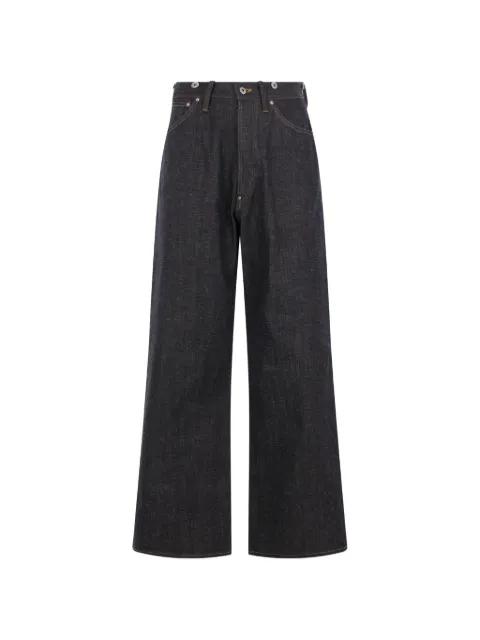 Lot 704 wide-leg jeans by TAIGA TAKAHASHI