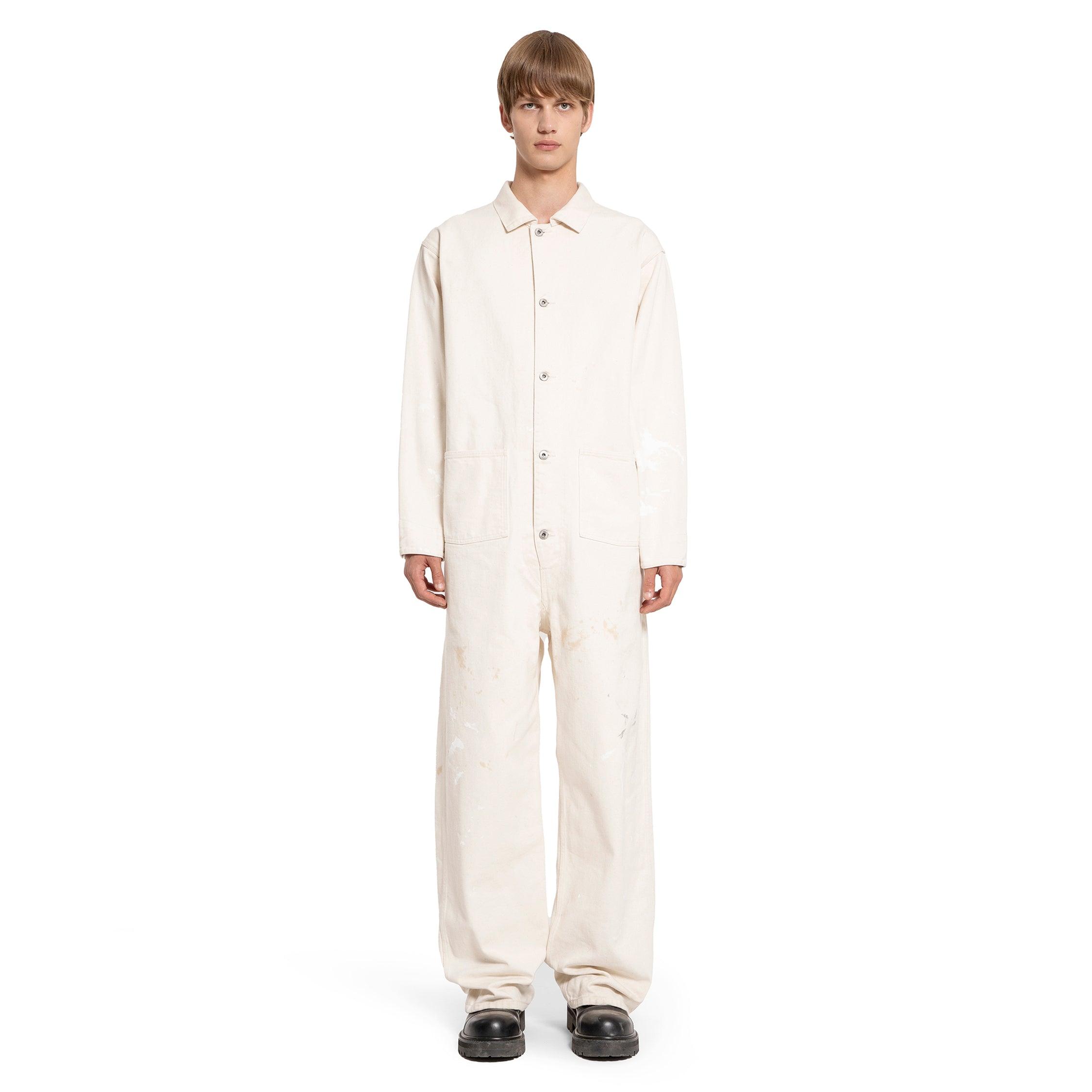 TAIGA TAKAHASHI MAN OFF-WHITE JUMPSUITS by TAIGA TAKAHASHI