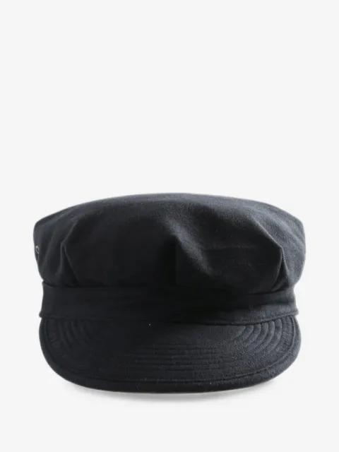 eyelet-detail flat cap by TAIGA TAKAHASHI