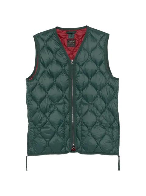 V-neck gilet by TAION