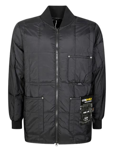 quilted zip-fastening coat by TAION
