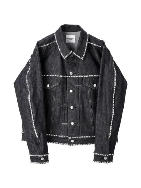 Racker stud-embellished denim jacket by TAKAHIROMIYASHITA THE SOLOIST