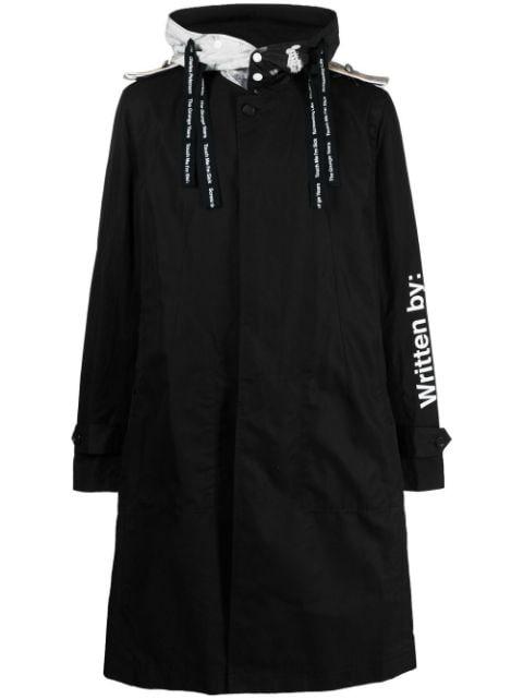 Written By two-tone parka coat by TAKAHIROMIYASHITA THE SOLOIST