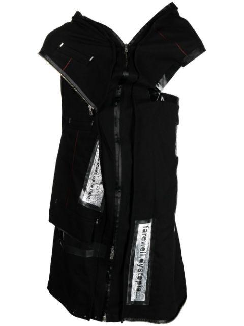 asymmetrical distressed sleeveless jacket by TAKAHIROMIYASHITA THE SOLOIST