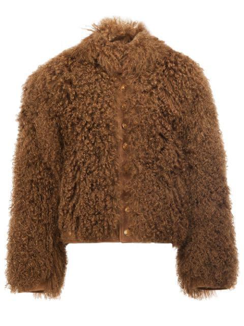 furry bomber jacket by TAKAHIROMIYASHITA THE SOLOIST