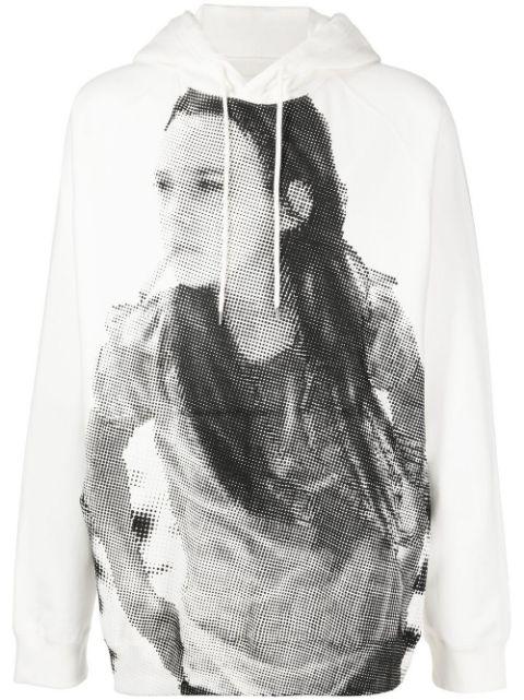 graphic-print cotton hoodie by TAKAHIROMIYASHITA THE SOLOIST