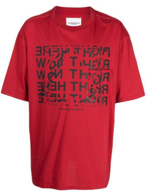 graphic-print short-sleeved T-shirt by TAKAHIROMIYASHITA THE SOLOIST
