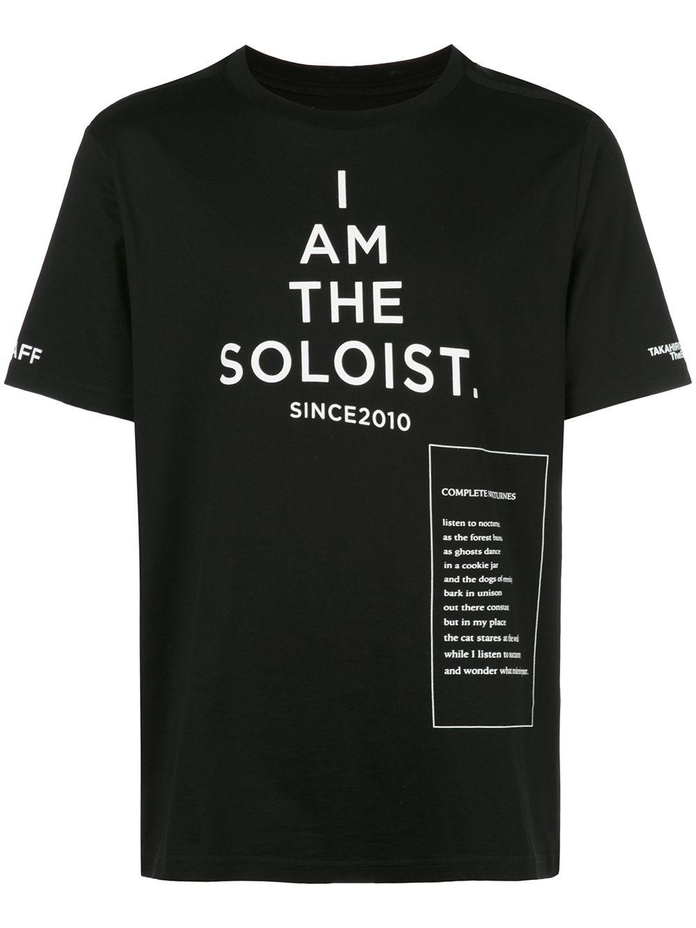logo print T-shirt by TAKAHIROMIYASHITA THE SOLOIST