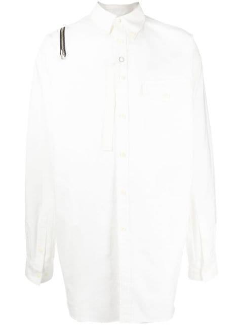 zip-detail long-sleeved shirt by TAKAHIROMIYASHITA THE SOLOIST